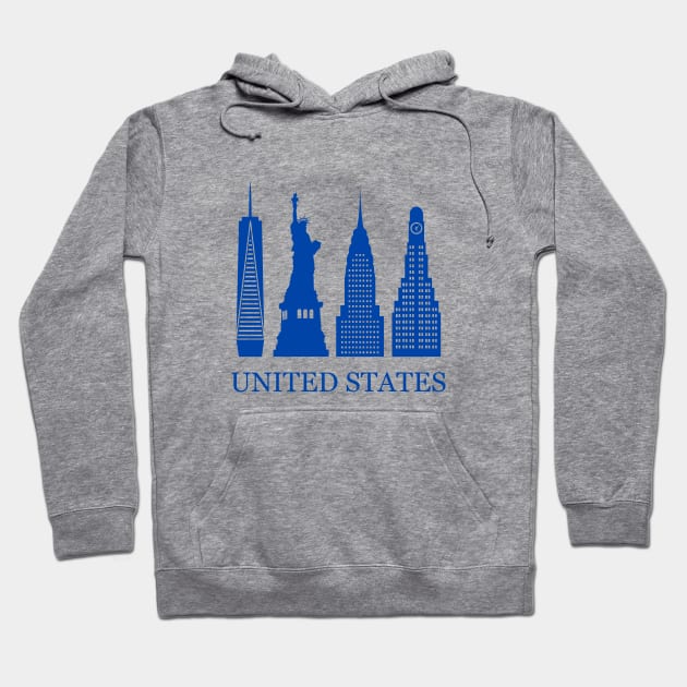 United States Hoodie by Travellers